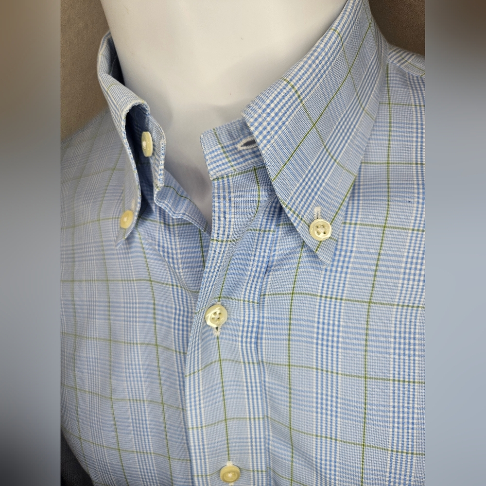 Brooks Brothers Plaid Men's Longsleeve Button-Down 16-35 - Picture 2 of 8